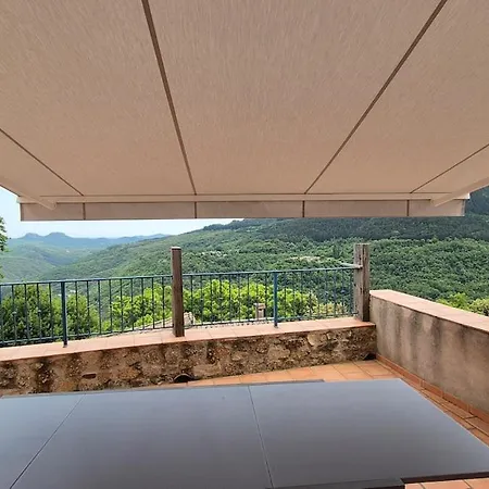 Belle Maison Cevenole, Terrasse, Vue Panoramique Prázdninový dům Saint-Romans-de Codière