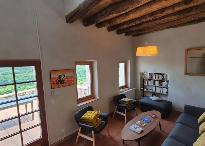 Belle Maison Cevenole, Terrasse, Vue Panoramique * Saint-Roman-de-Codieres