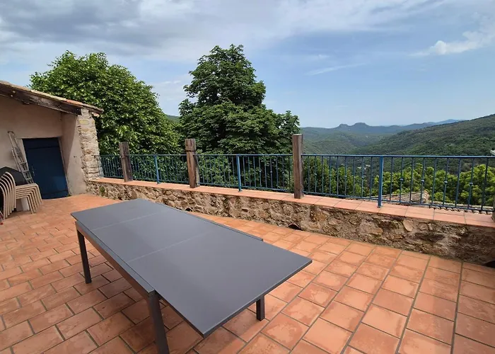 Belle Maison Cevenole, Terrasse, Vue Panoramique Casa de Férias